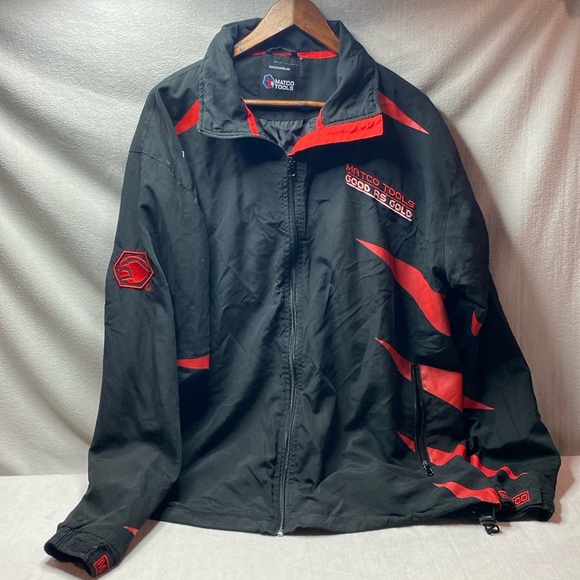 Matco Tools black and red full zip lightweight jacket size extra large - Picture 1 of 5